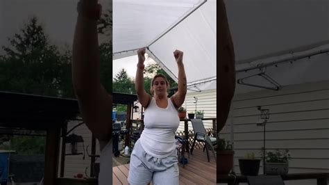 braless and bouncing